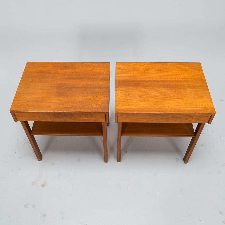 Nattduksbord, ett par, 1960-70 tal.