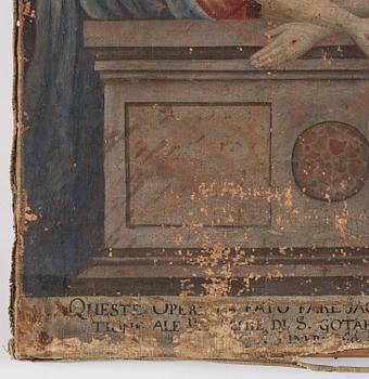 Italian school, probably 17th century, True portrait of the most holy pieta of Caninbio.