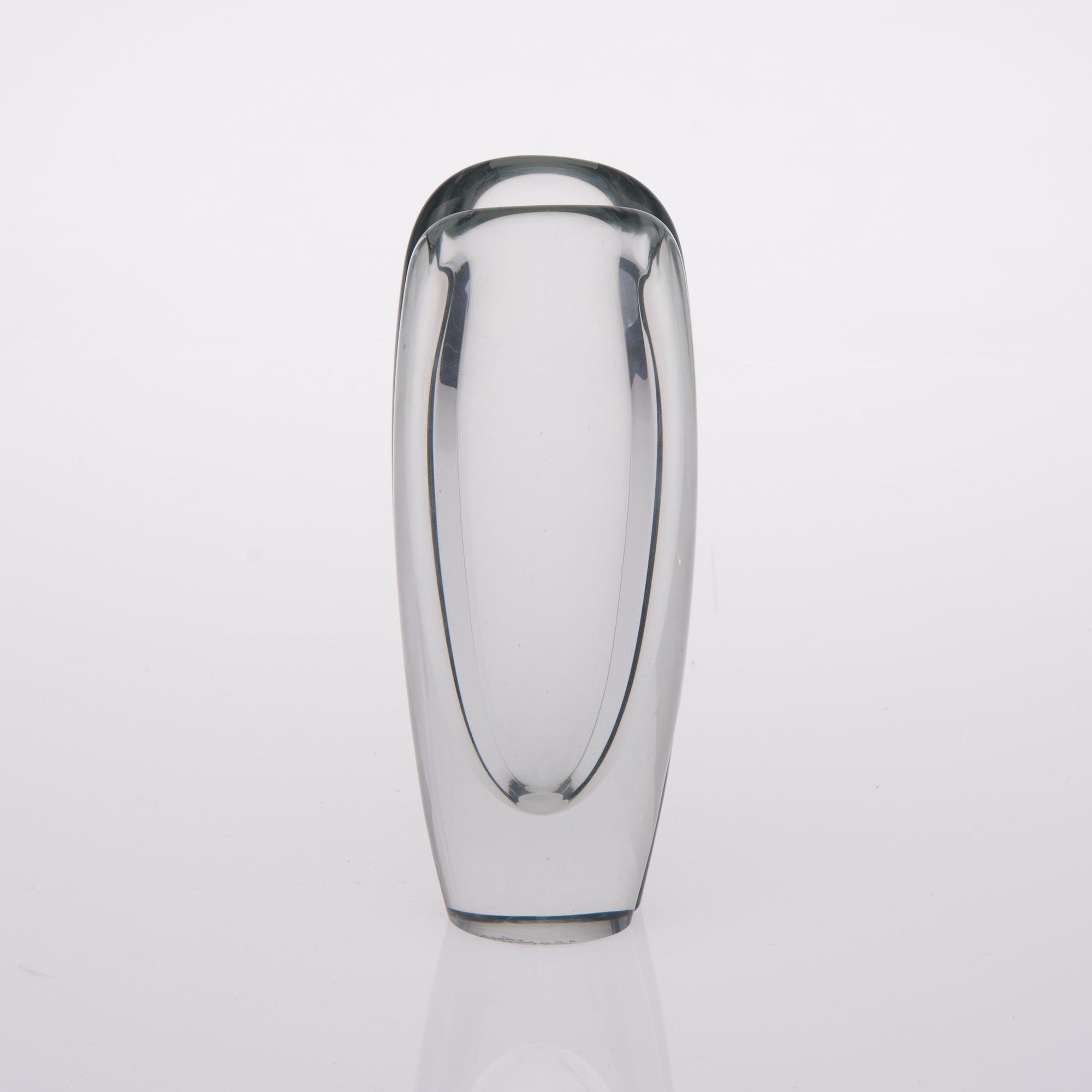 VAS, glas, signerad K. Franck Nuutajärvi Notsjö -58.