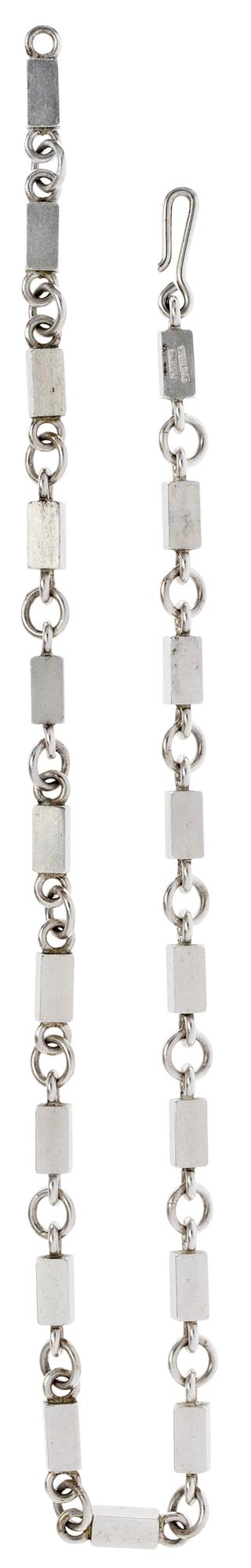 WIWEN NILSSON, halslänk, Lund 1968, sterling.