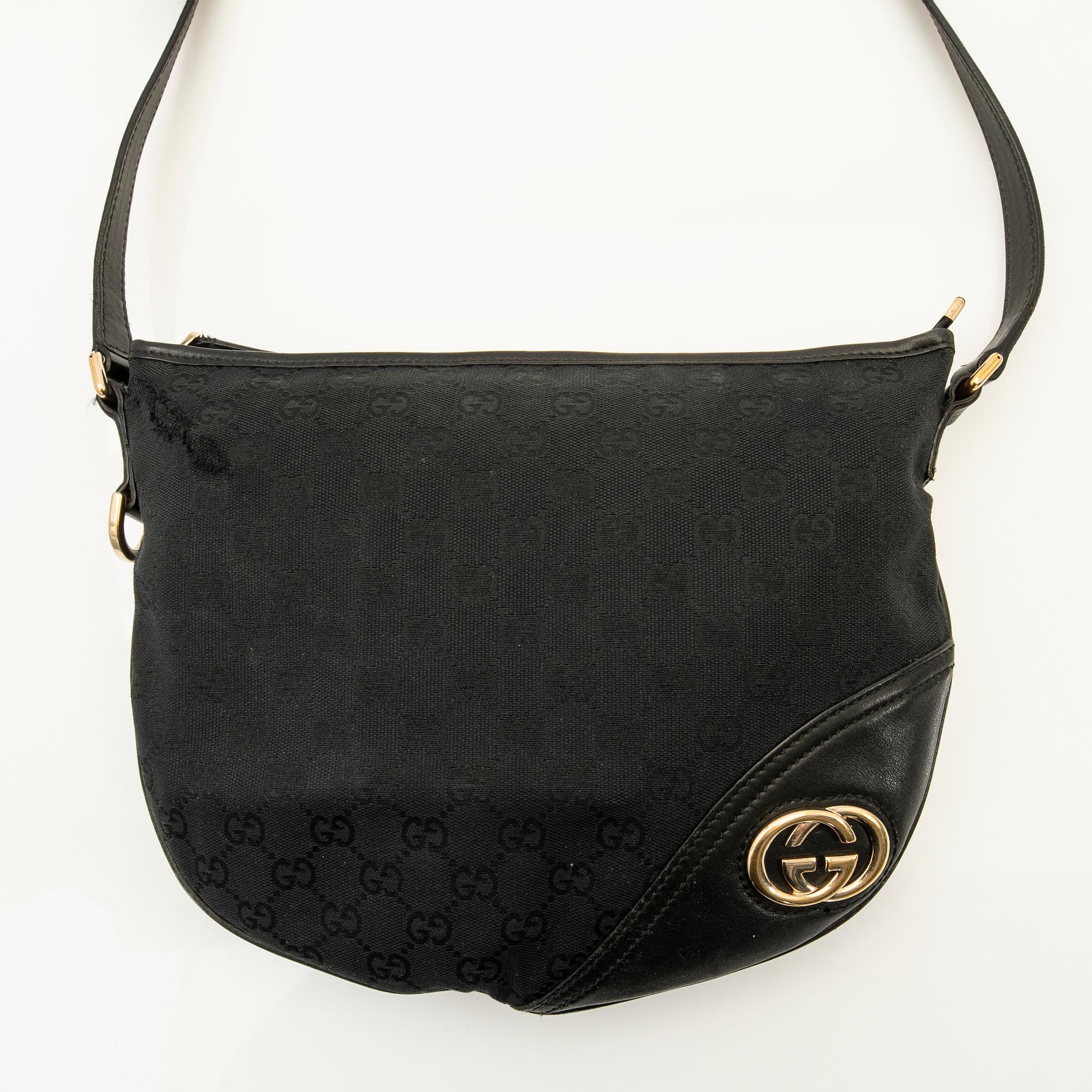 Gucci, bag, "Britt Half Moon Messenger Bag", vintage.