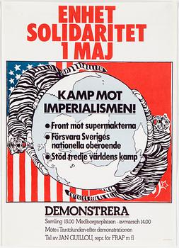 "Enhet Solidaritet -76", offset print, 1976.