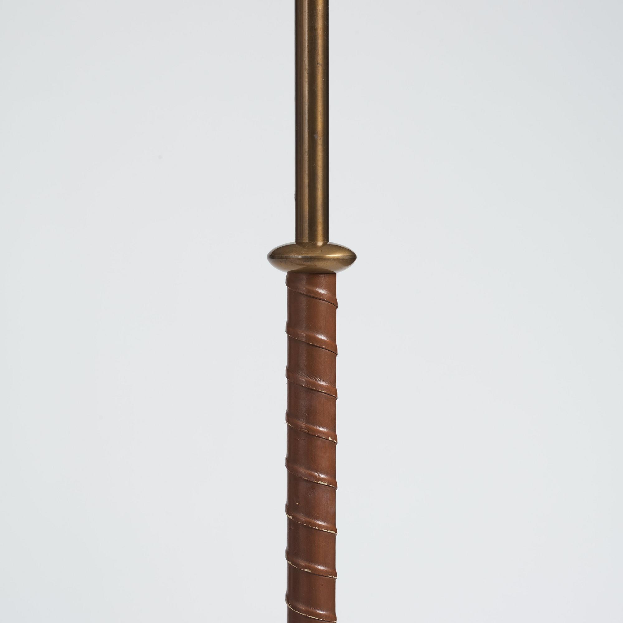 Harald Notini, a pair of floor lamps, model "15242", by Böhlmarks, Sweden 1940-50s.