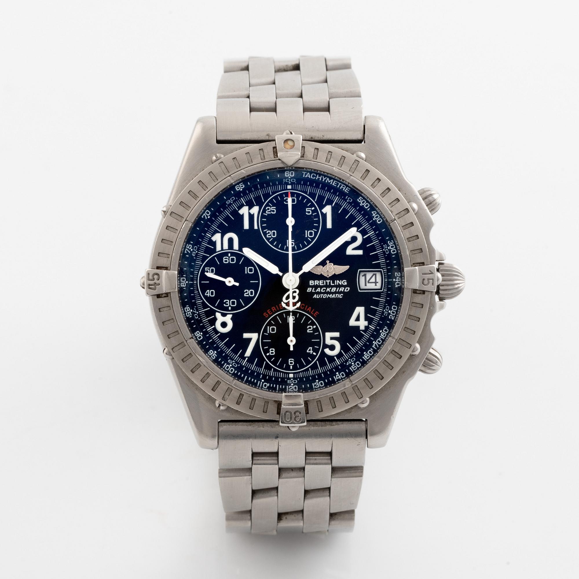 Breitling, Blackbird, "Serie Speciale", kronograf, armbandsur, 39 mm.