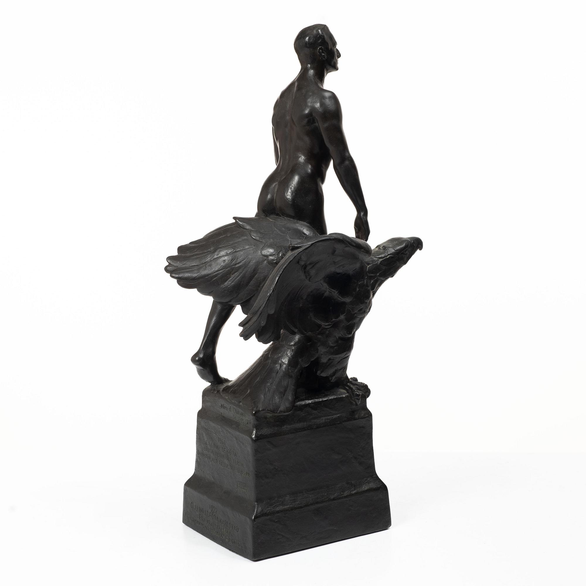 Alfred Ohlson, Athlete with Eagle.