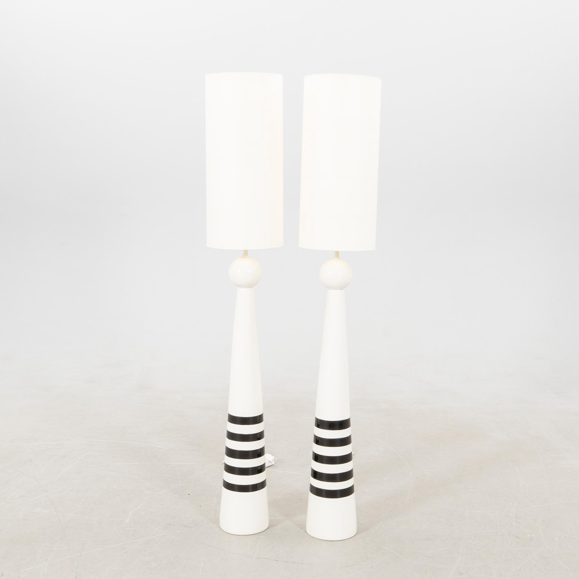 Floor lamps a pair Sporvil Portugal second half of the 20th century.