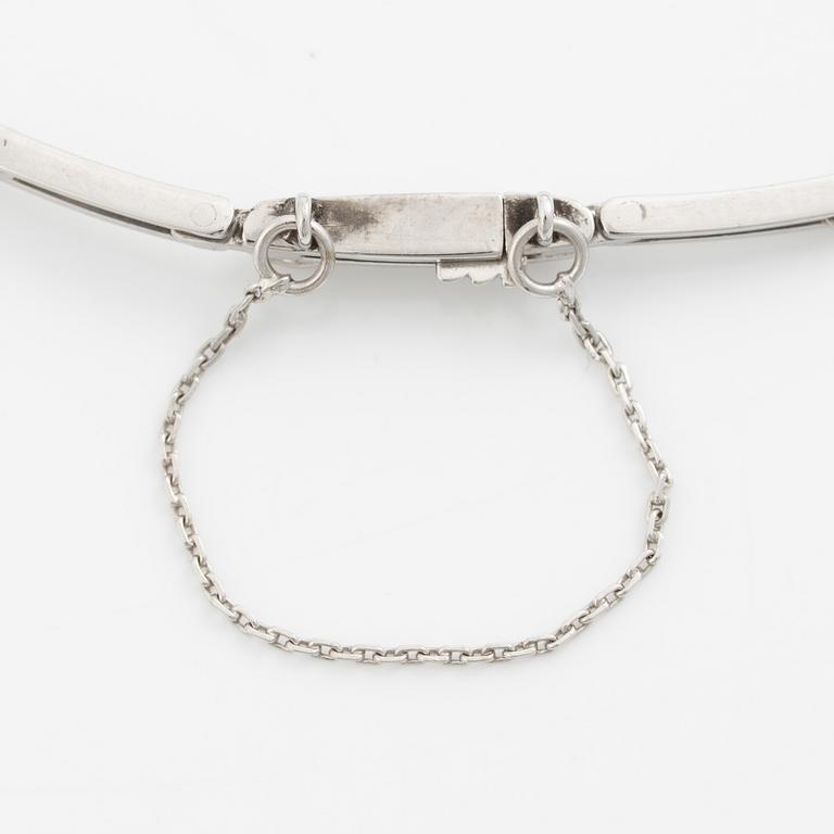 Bracelet, 18K white gold with brilliant-cut diamonds.