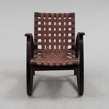 A 1930s easy chair by Jan Vanek.