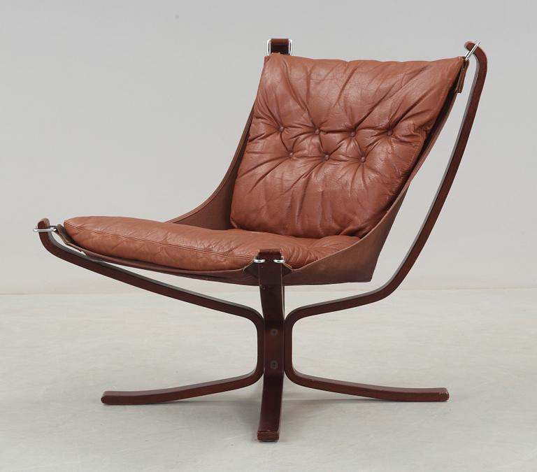 FÅTÖLJ, "Falcon chair", Sigurd Russel, Vatne möbler, 1970-tal.