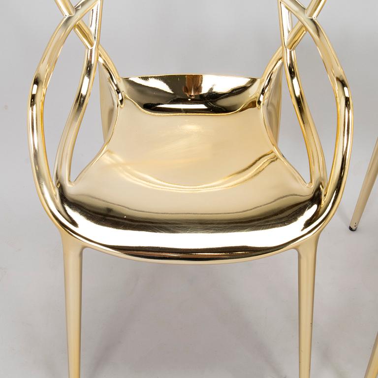 Philippe Starck & Eugeni Quitllet, stolar, 4 st, "Masters" Kartell, Italien.