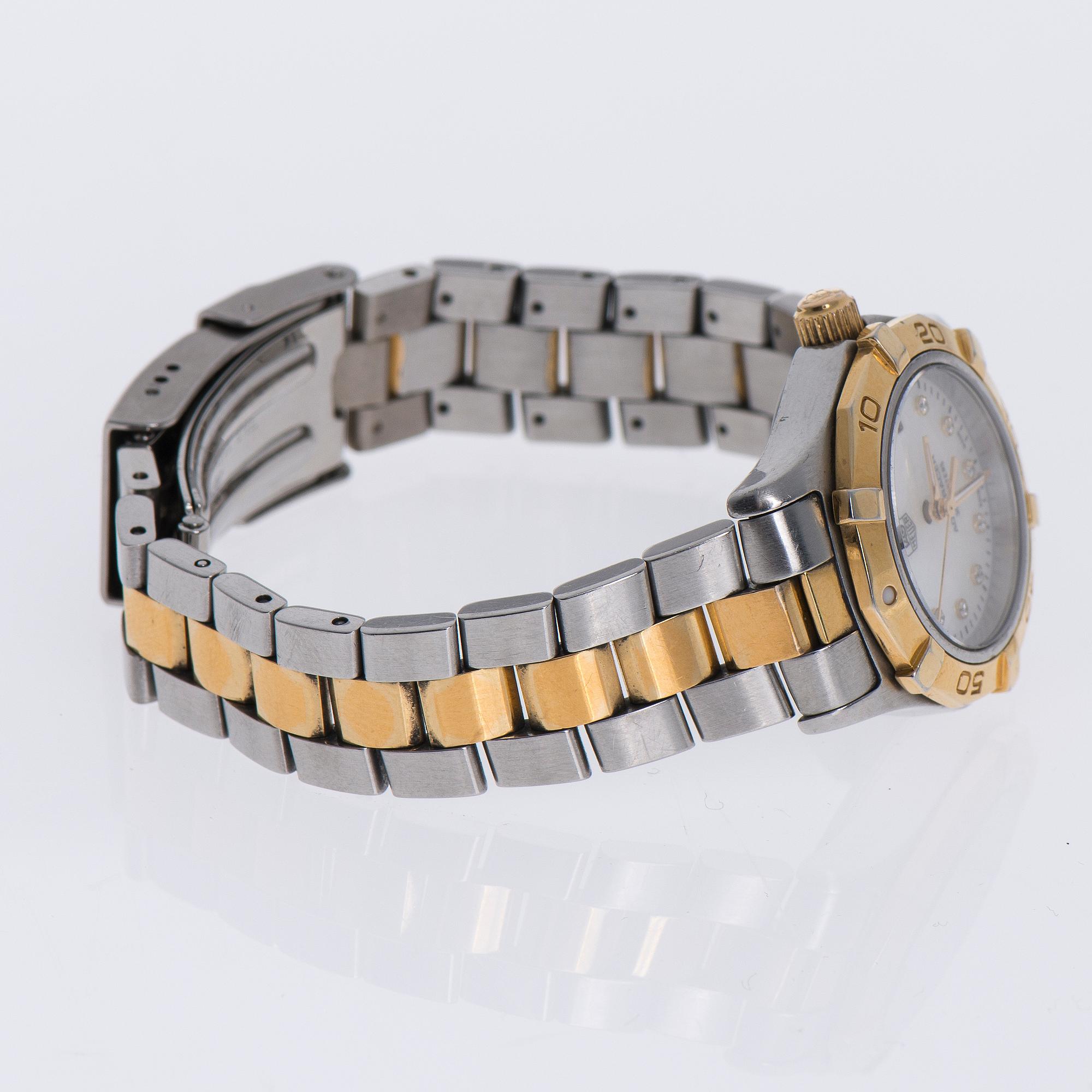 ARMBANDSUR, dam, Tag Heuer Aquaracer 300m, stål. Original box, manual.