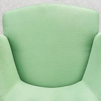 Carl Malmsten, a 'Farmor' armchair, OH Sjögren, late 20th century.