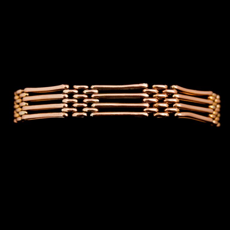 ARMBAND, 9 k guld. Vikt ca 12 g.