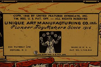 LEKSAK, LI´L ABNER AND HIS DOGPATCH BAND, UNIQUE ART MFG.CO, USA, 1940-tal.