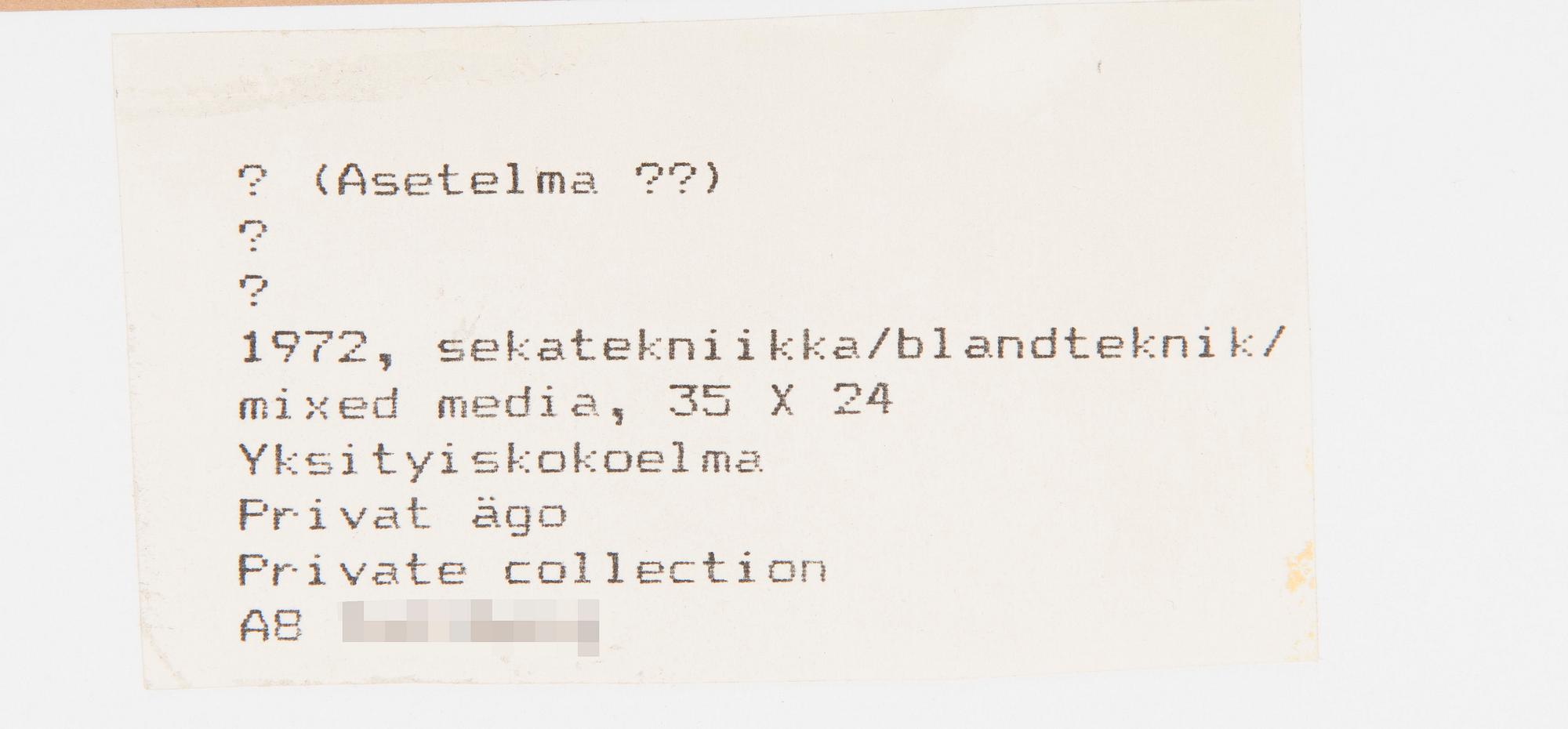 Juhana Blomstedt, Composition.