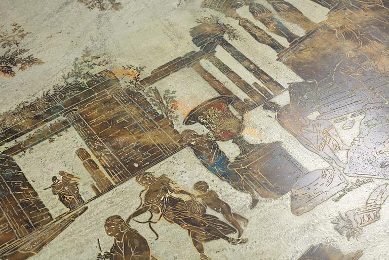 Philip & Kelvin LaVerne, an "Odyssey" coffee table, USA 1960s-70s.