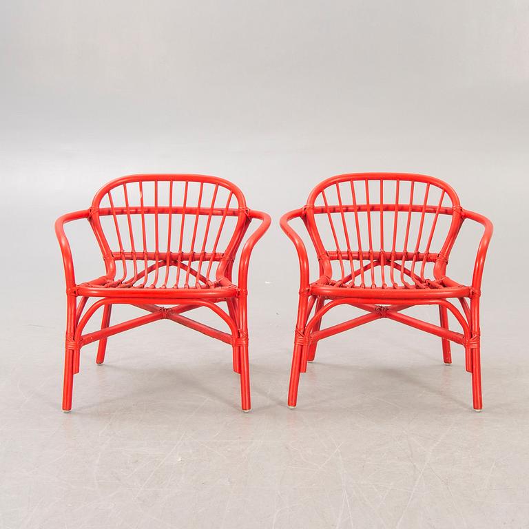 Knut Hagberg och Marianne Hagberg, a pair of Albacken armchairs for IKEA around 2011.