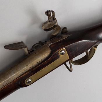 A Swedish flintlock musket.