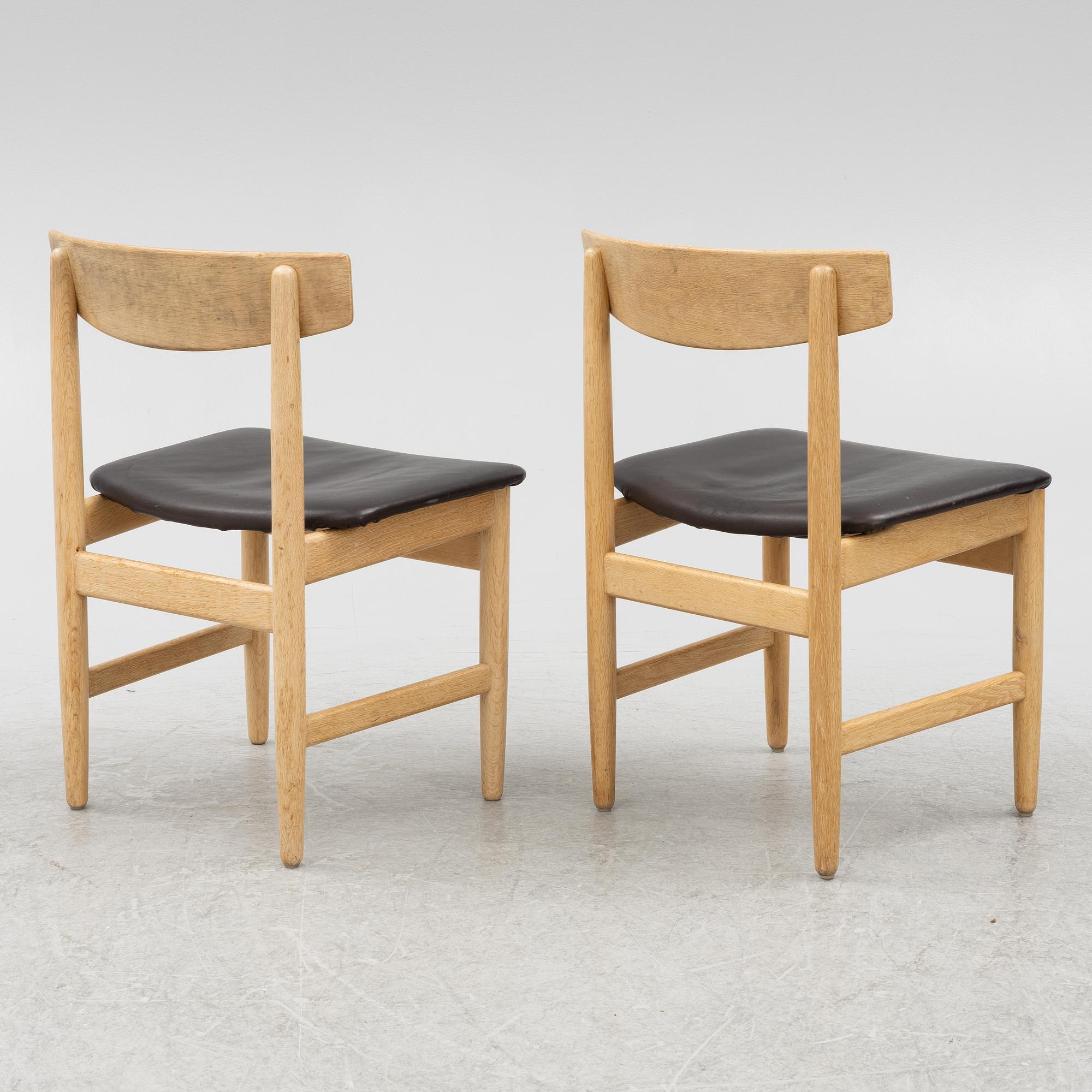 Børge Mogensen, a set of chairs 8 chairs, "Öresund", Karl Andersson och söner, Sverige.