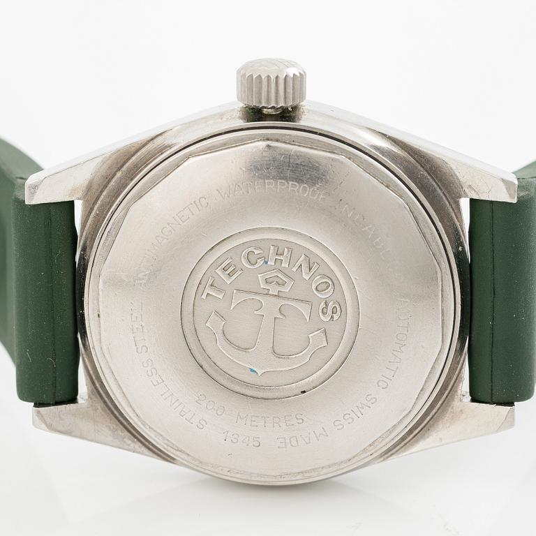 Technos, Sky Diver 200M, wristwatch, 37,5 mm.