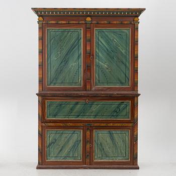 A writing cabinet, Värmland, 19th century.