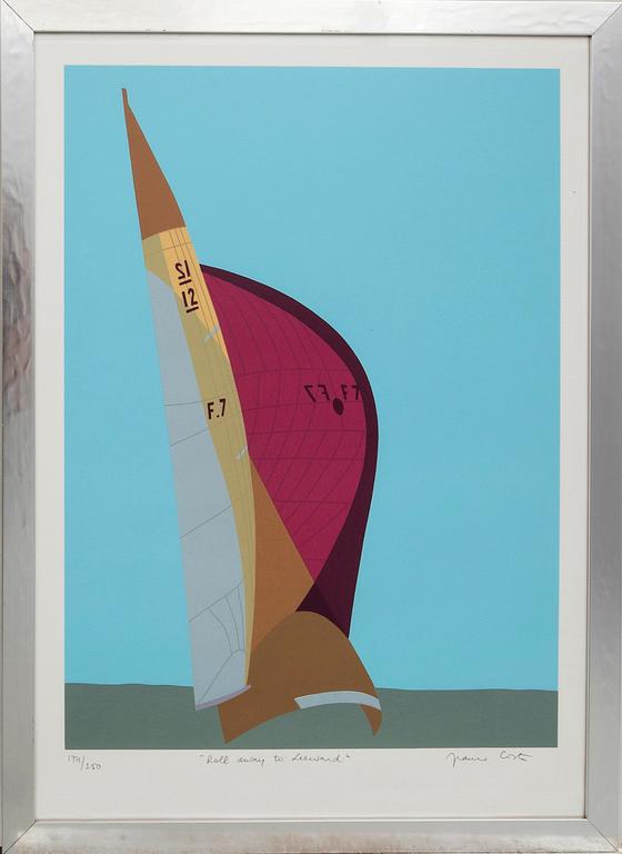 Franco Costa, litografi signerad och numrerad 174/250.