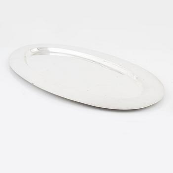 Oscar Frid, bricka, silver, Örebro, 1927.