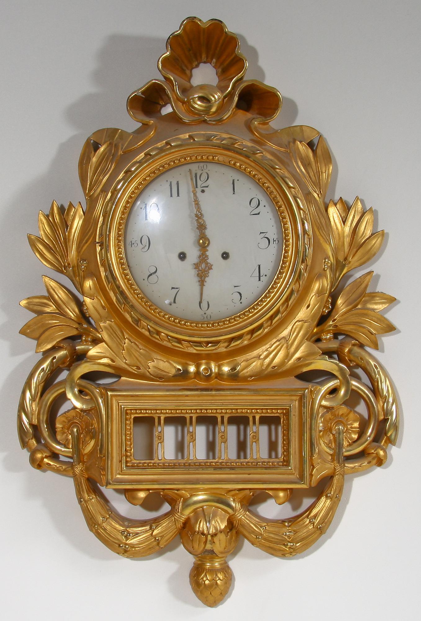 VÄGGPENDYL, gustaviansk stil. 1900-talets början.