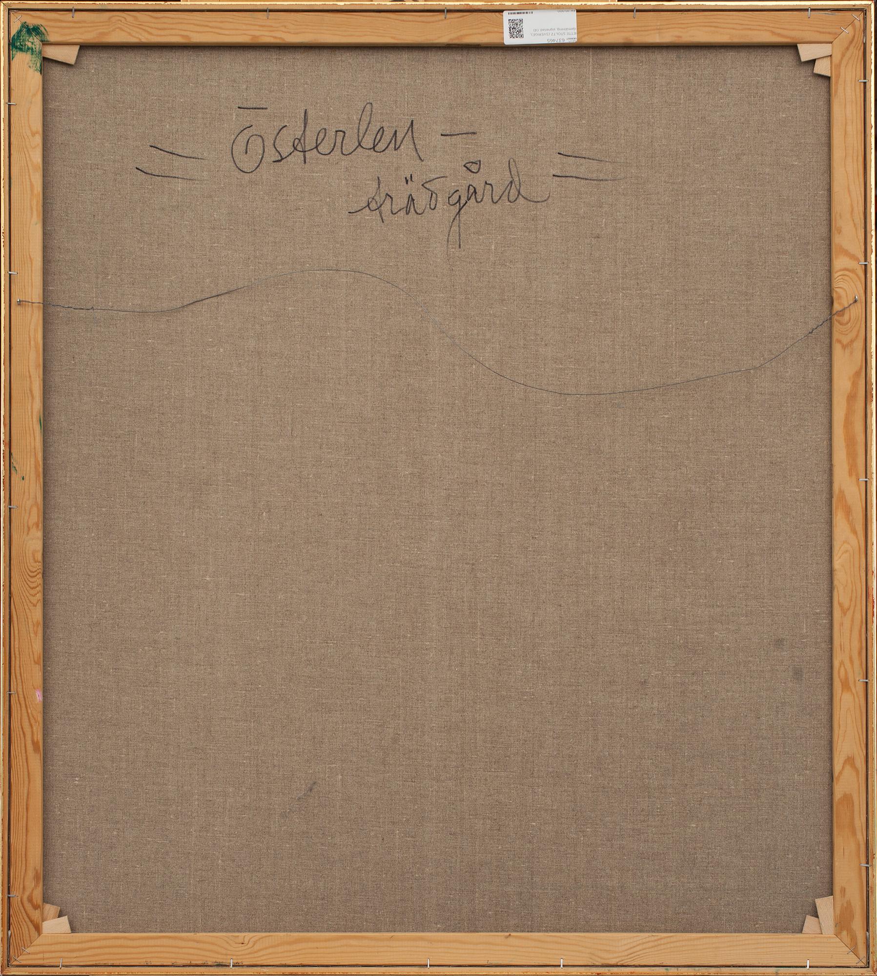 JETTE STOLTZ, oljemålning på duk, signerad.