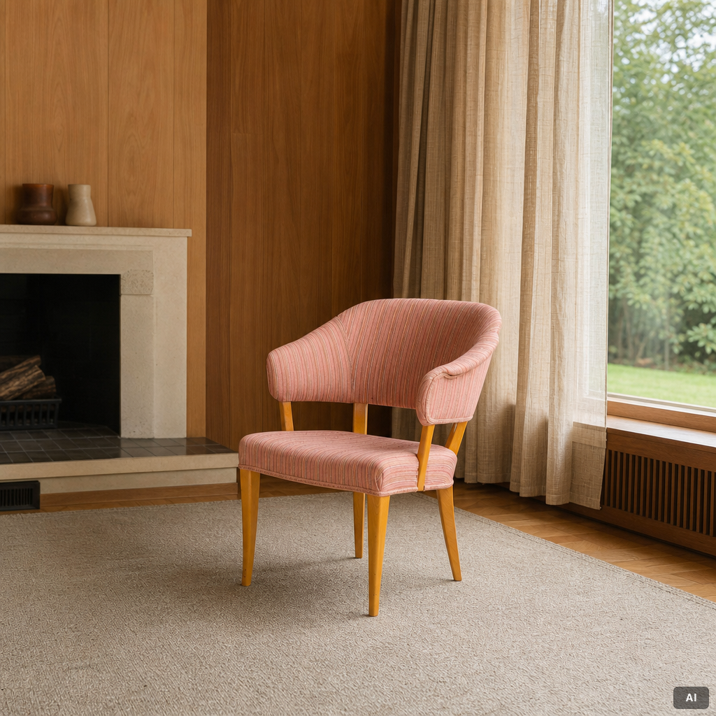 Carl Malmsten, A pair of armchairs "Lata Greven", second half of the 20th century.
