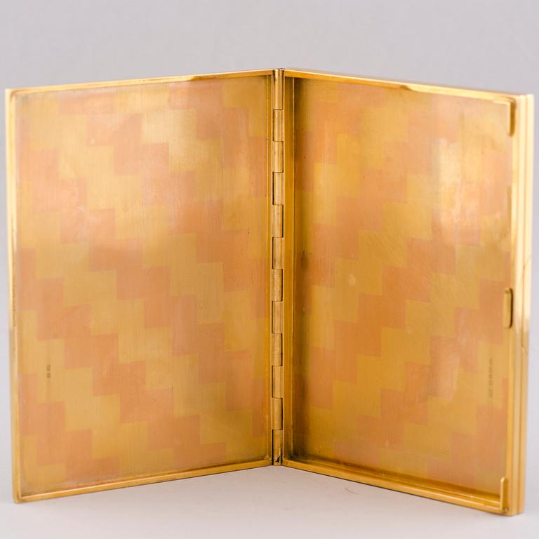 Cartier, RASIA, 18K puna- ja keltakultaa. Cartier Lontoo 1936.