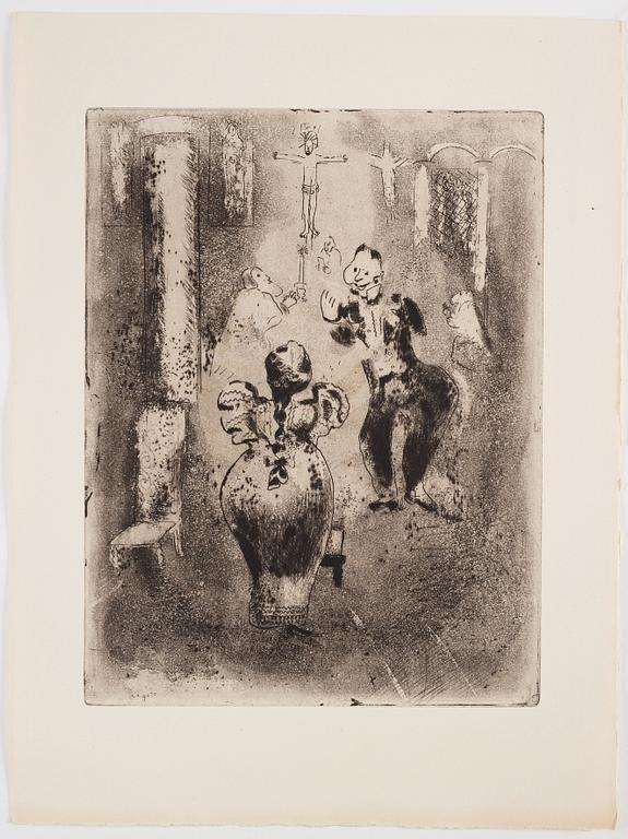 MARC CHAGALL, 71 st etsningar ur upplagan om 285 exemplar på Arches/MBM/J. Perrigot-papper, 1923-1948.