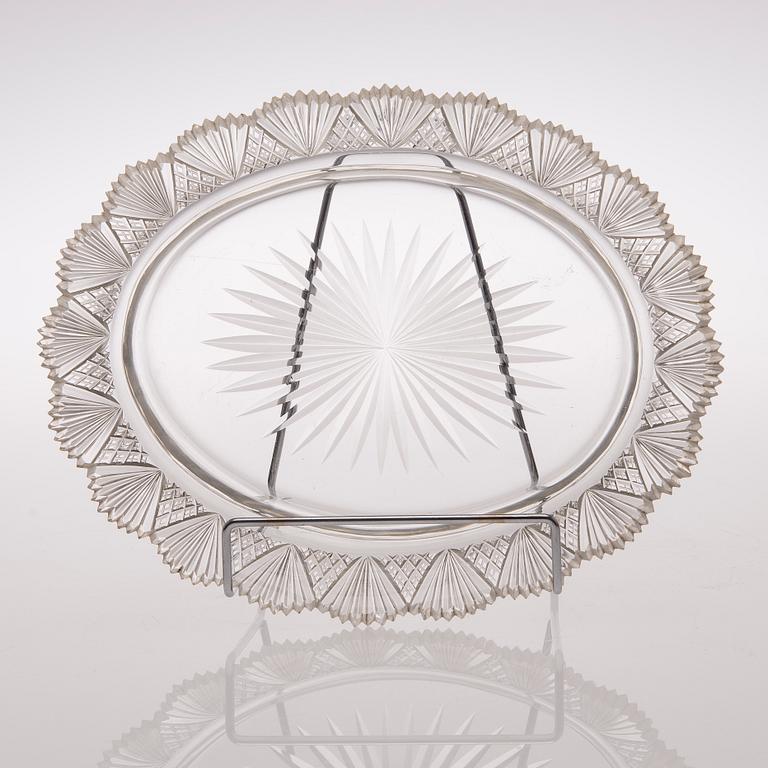 JARDINJÄR, silver och glas, Gustav Lindell, Tammerfors 1898.