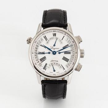 Longines, Heritage Retrograde, wristwatch, 41 mm.