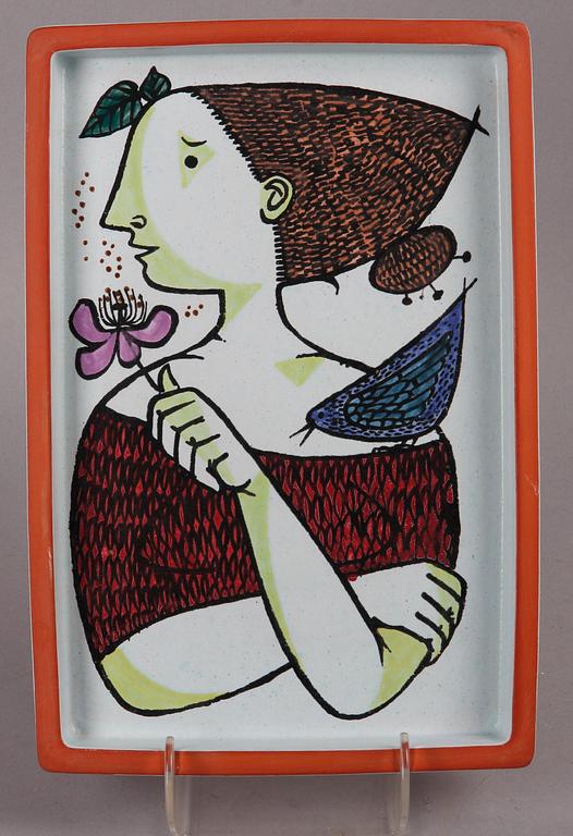 FAT, fajans, "Karneval", Stig Lindberg Gustavsberg.