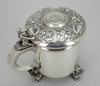 STOP, silver, C.G. Hallberg, Stockholm 1904. Vikt ca 1214 g.