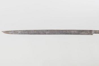 SWORDS - YATAGAN / YATAGHAN, 3 pcs, ottoman, Turkey possibly 19th century.