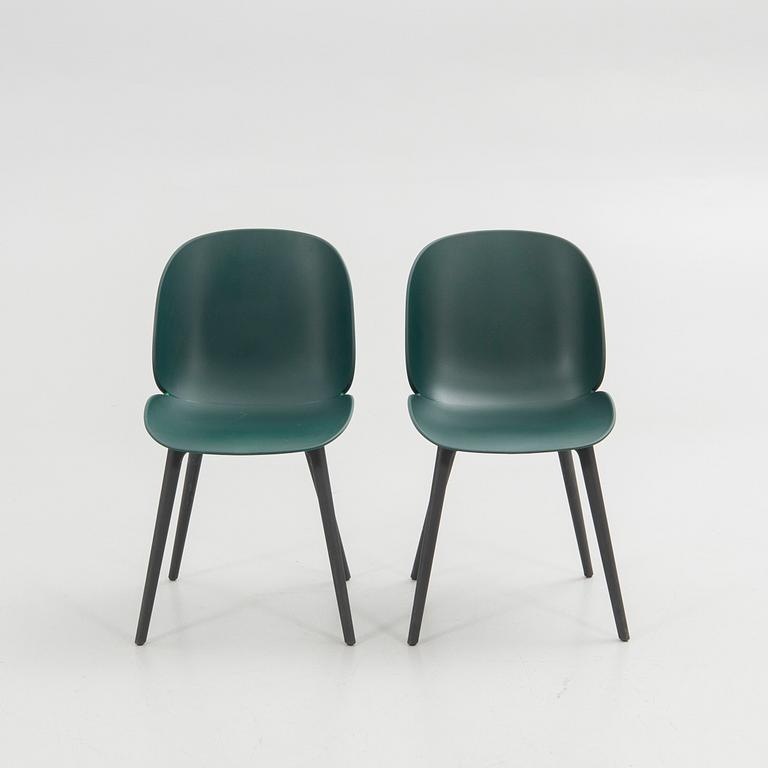 GamFratesi, chairs, 3 pcs, "Beetle Chair", Gubi, Denmark.