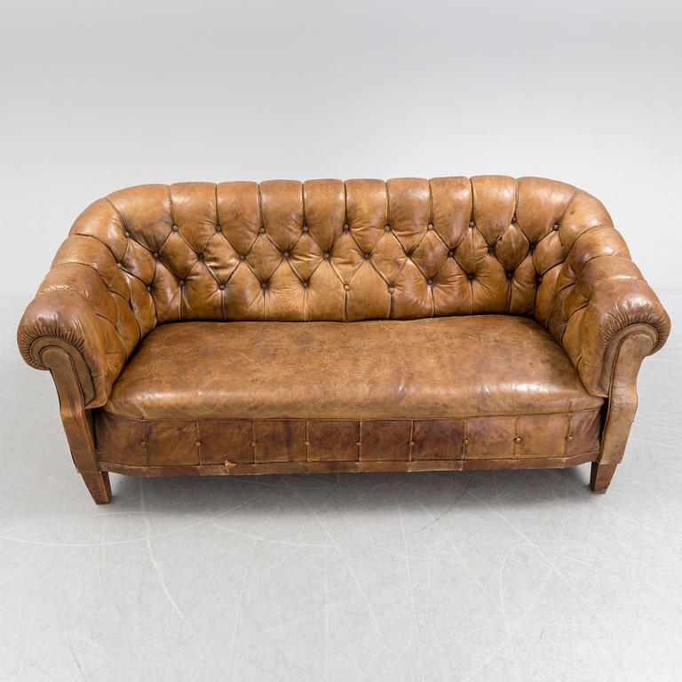 A Chesterfield model sofa, 1920s / 30s.