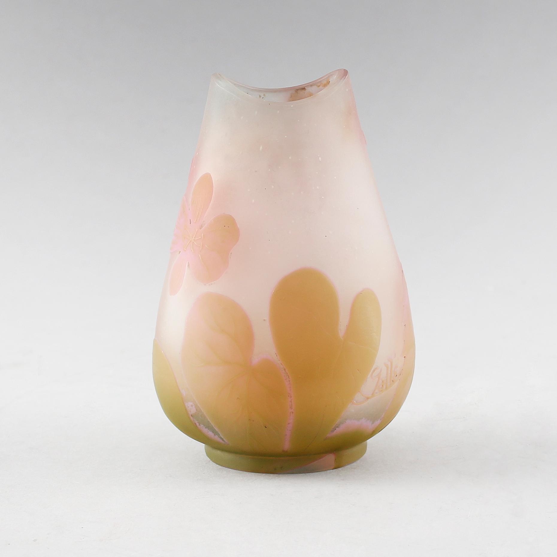 VAS, glas, jugend, Emile Gallé, Nancy, Frankrike, 1900-talets början.