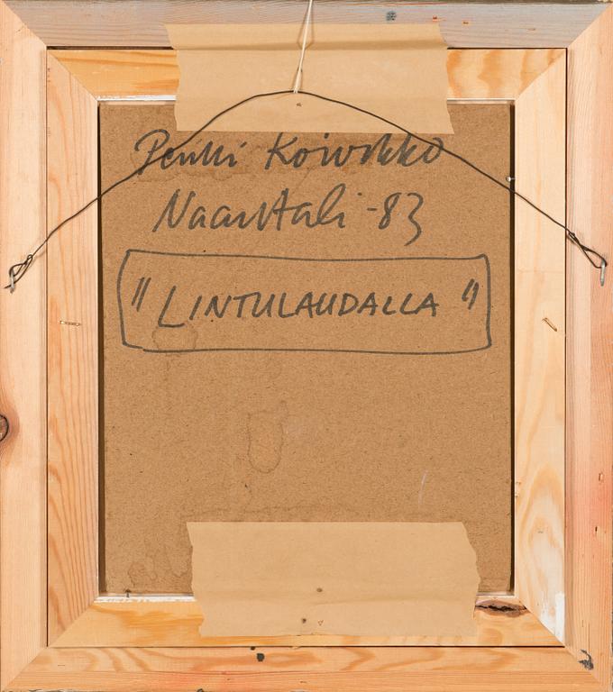 Pentti Koivikko, olja på pannå, signerad och daterad -83.