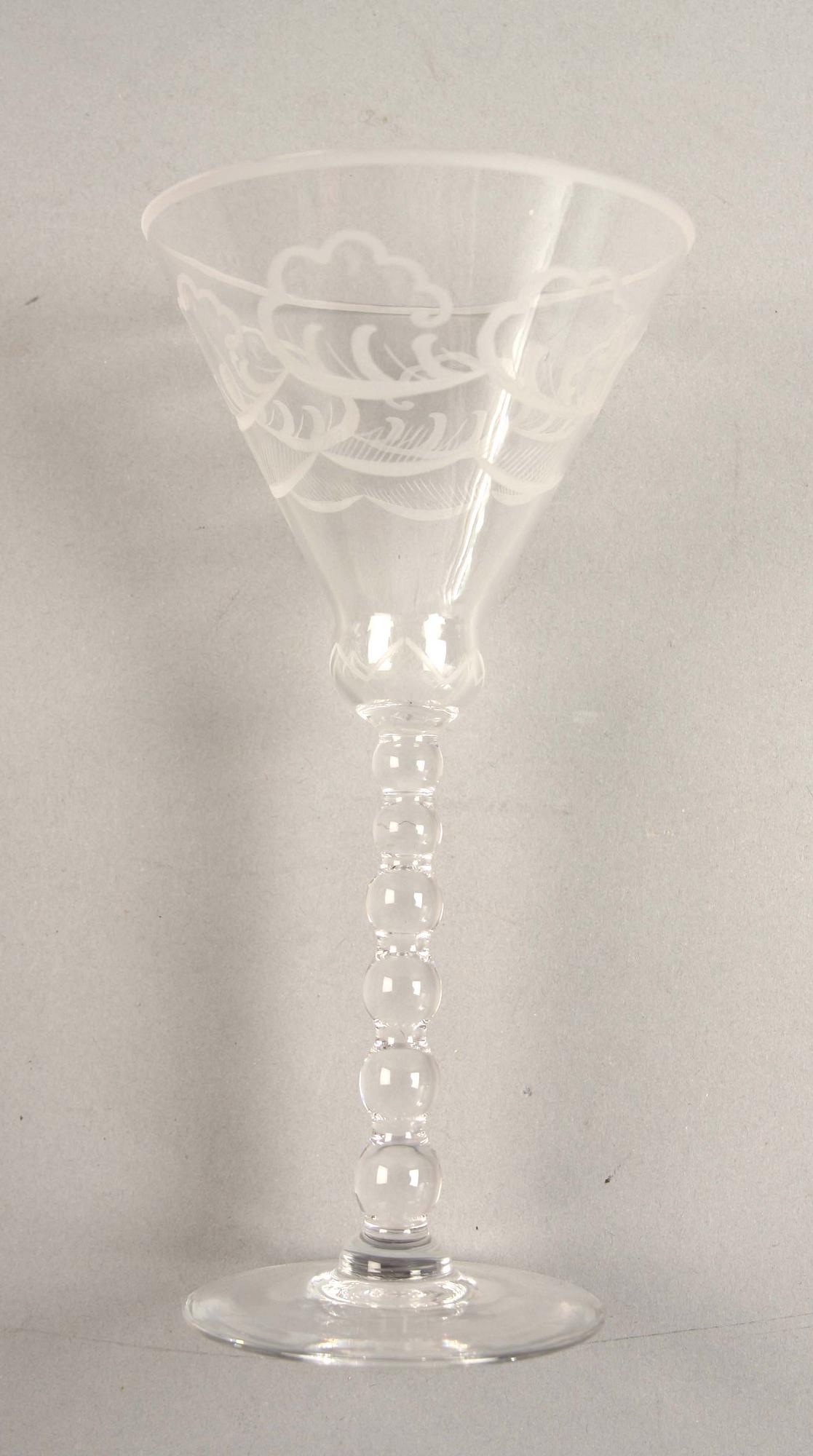 GLASSERVISDELAR, 70 st. "Molnet", Simon Gate, Orrefors.