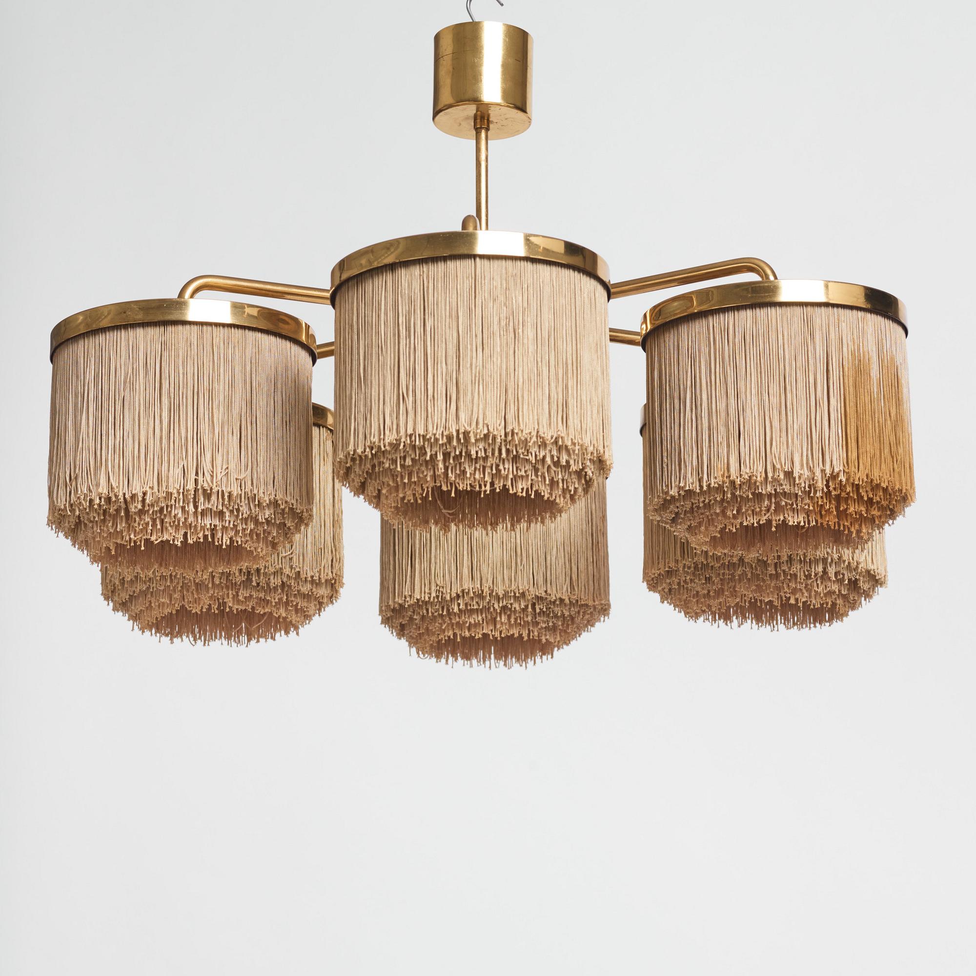 Hans-Agne Jakobsson, a ceiling lamp model "T606/95", Hans-Agne Jakobsson AB, Markaryd 1960s-70s.