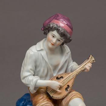 FIGURIN, Meissen, 1900-tal, porslin.