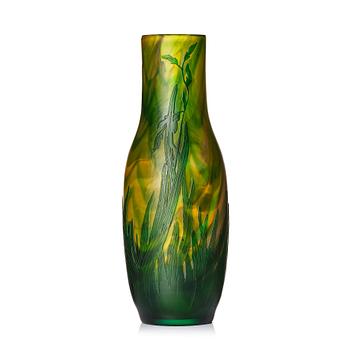 2. Fritz Blomqvist, a cameo glass vase, Orrefors, Sweden, Art Nouveau, 1915-17.