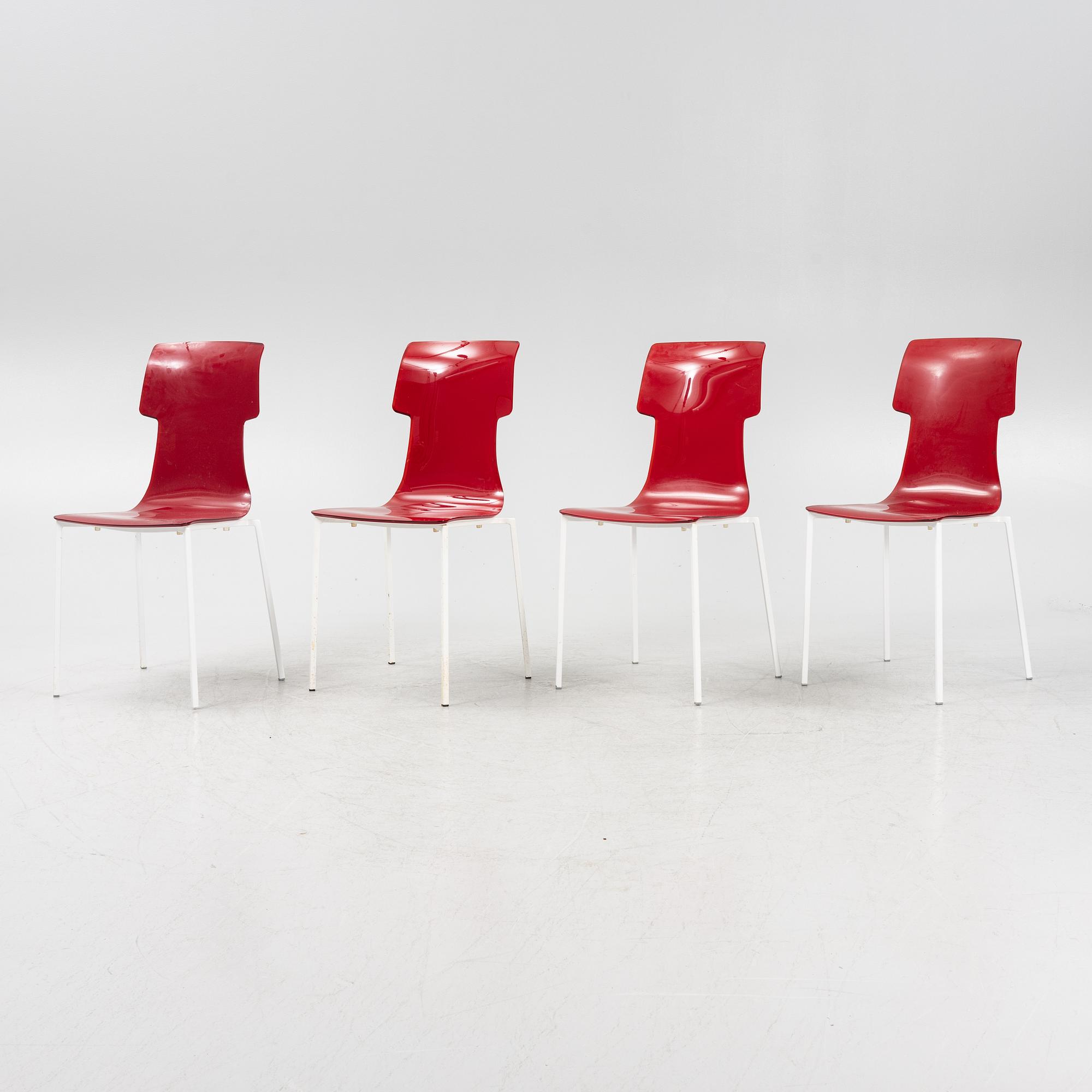 Carlo Colombo, a set of four 'My chair', Guzzini, 21st Century.
