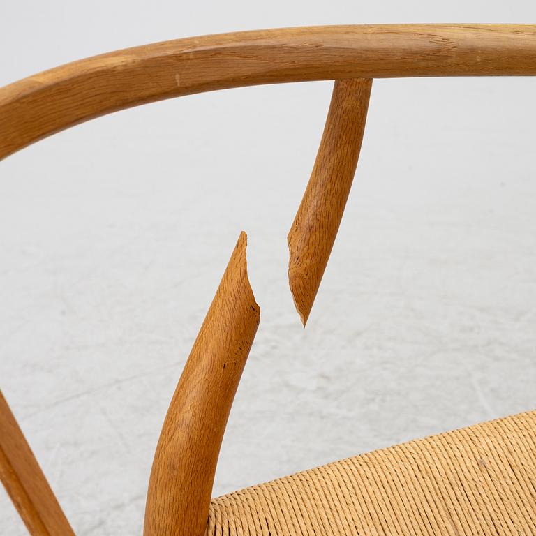 Hans J. Wegner, stolar, ett par, modell CH24 "Y-stolen", Carl Hansen & Son, Odense, Danmark.