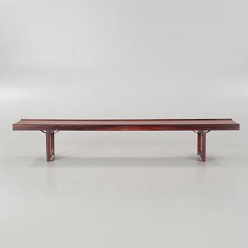 A 'Krobo' bench for, Mellemstrand, Norway. CITES-certificate.
