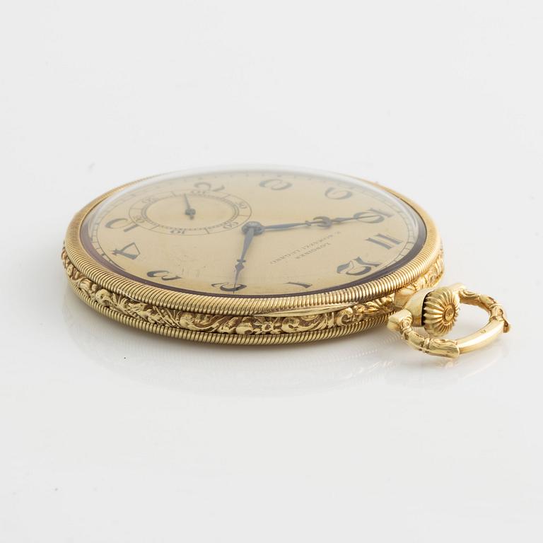 Longines, "E.Somazzi Lugano", dress pocket watch, 45 mm.