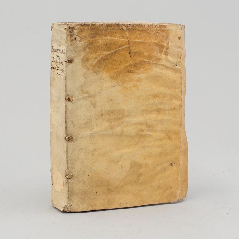 BOOK, Printed in Paris, 1572.